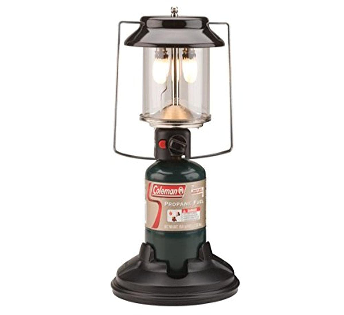 Coleman Gas Lantern | 1000 Lumens QuickPack 2-Mantle Propane Lantern with Carry Case