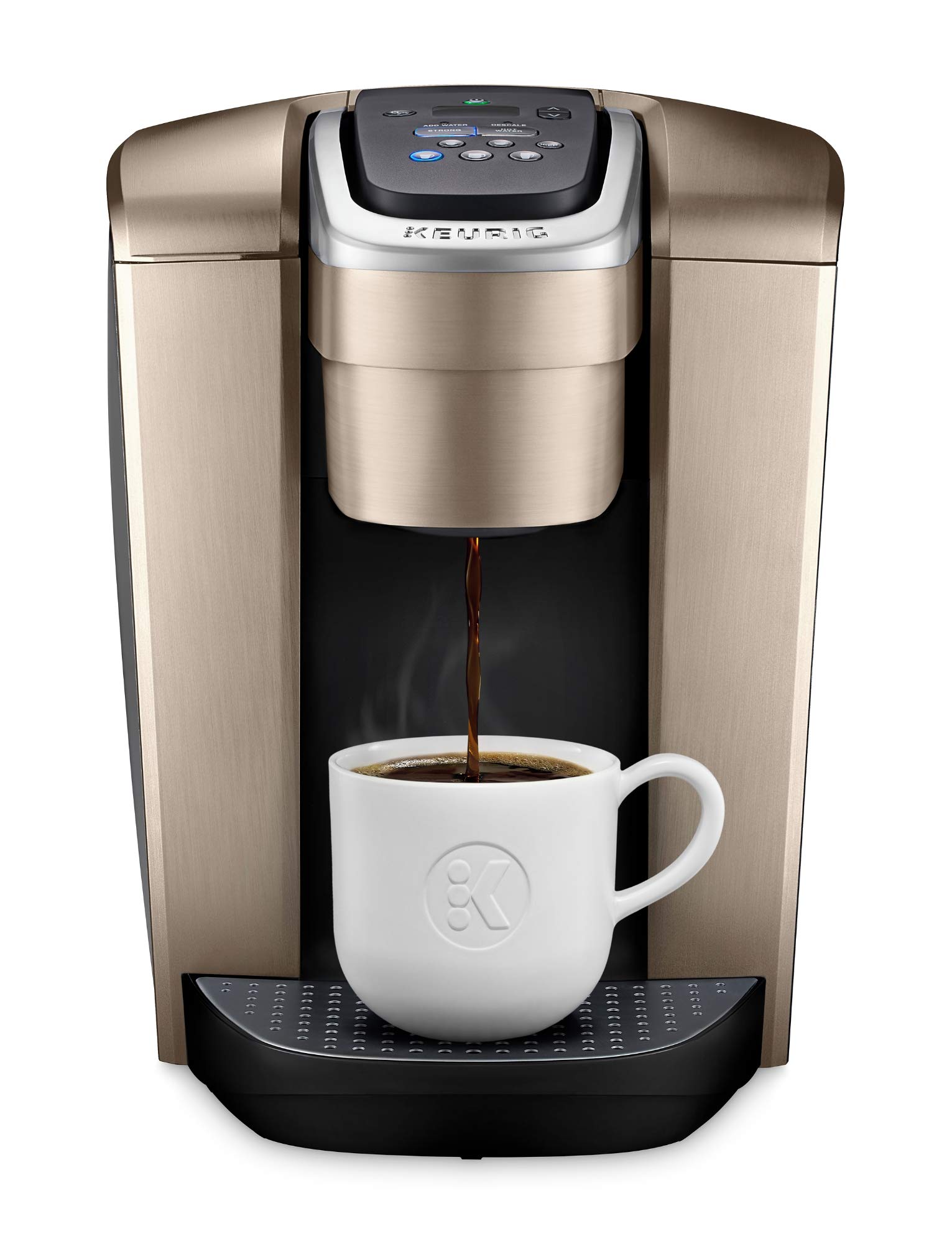 Keurig K-Elite Single Serve K-Cup Pod Coffee Maker, Brushed Gold