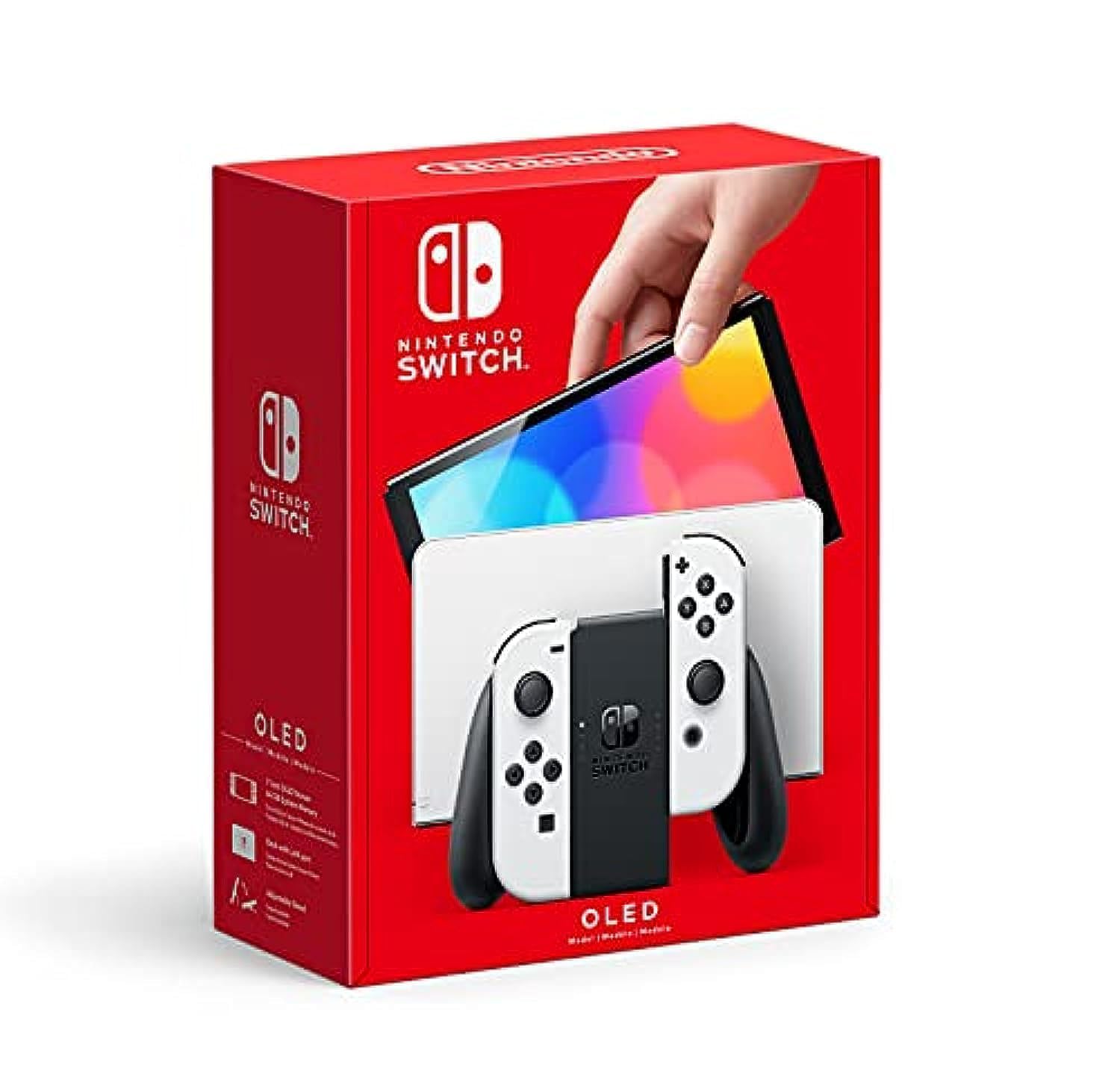 Nintendo Interruptor modelo OLED con Joy-Con blanco (renovado)