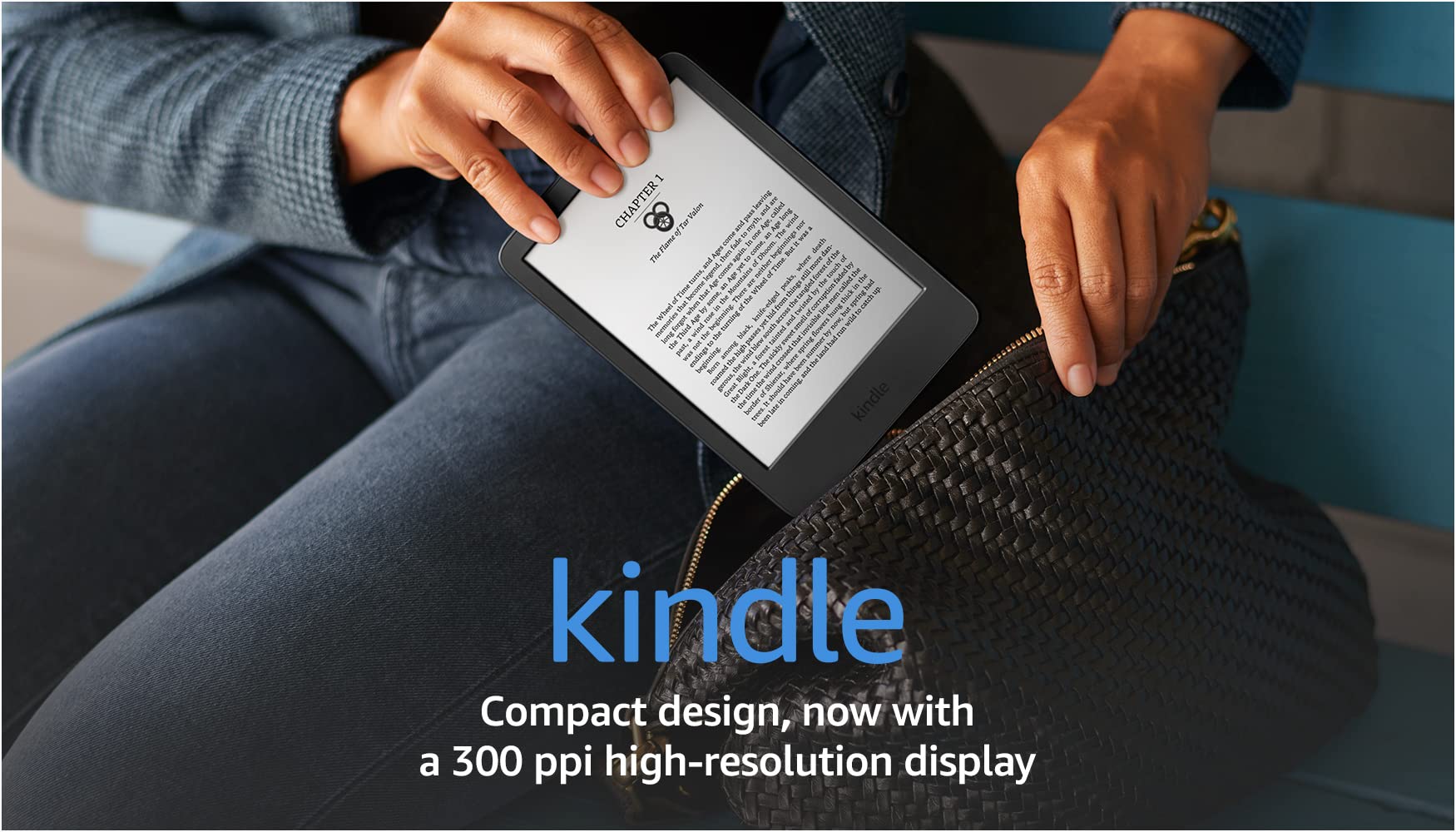 Kindle – The lightest and most compact Kindle, now with a 6” 300 ppi high-resolution display, and 2x the storage – Black