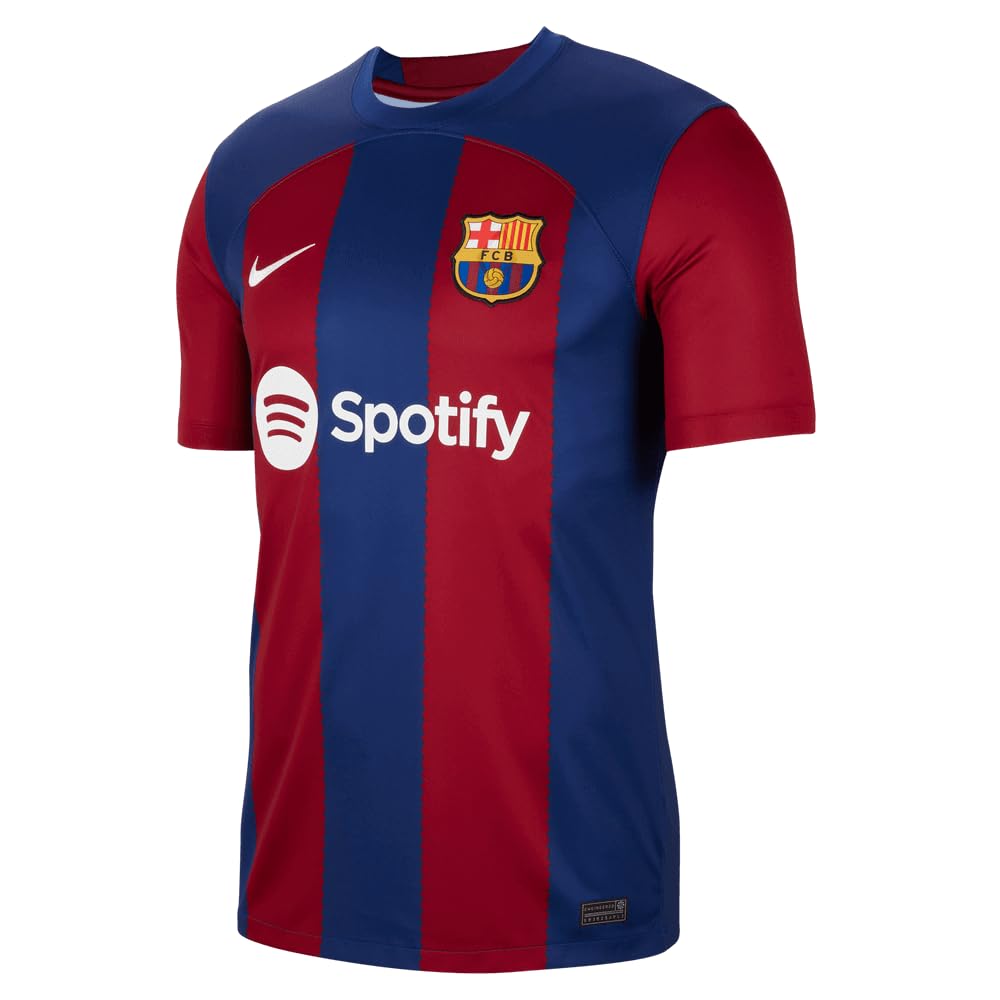 Nike 2023-2024 Barcelona Home Football Soccer T-Shirt Jersey