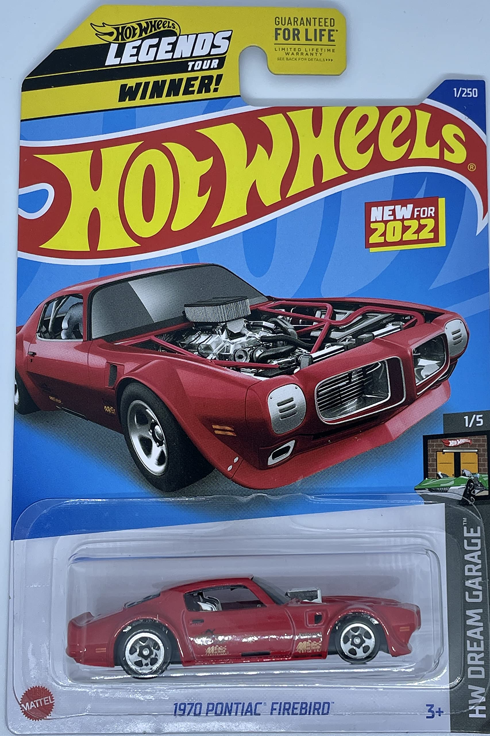 Hot Wheels 2022 - 1970 Pontiac Firebird - HW Dream Garage 1/5 [red] 1/250