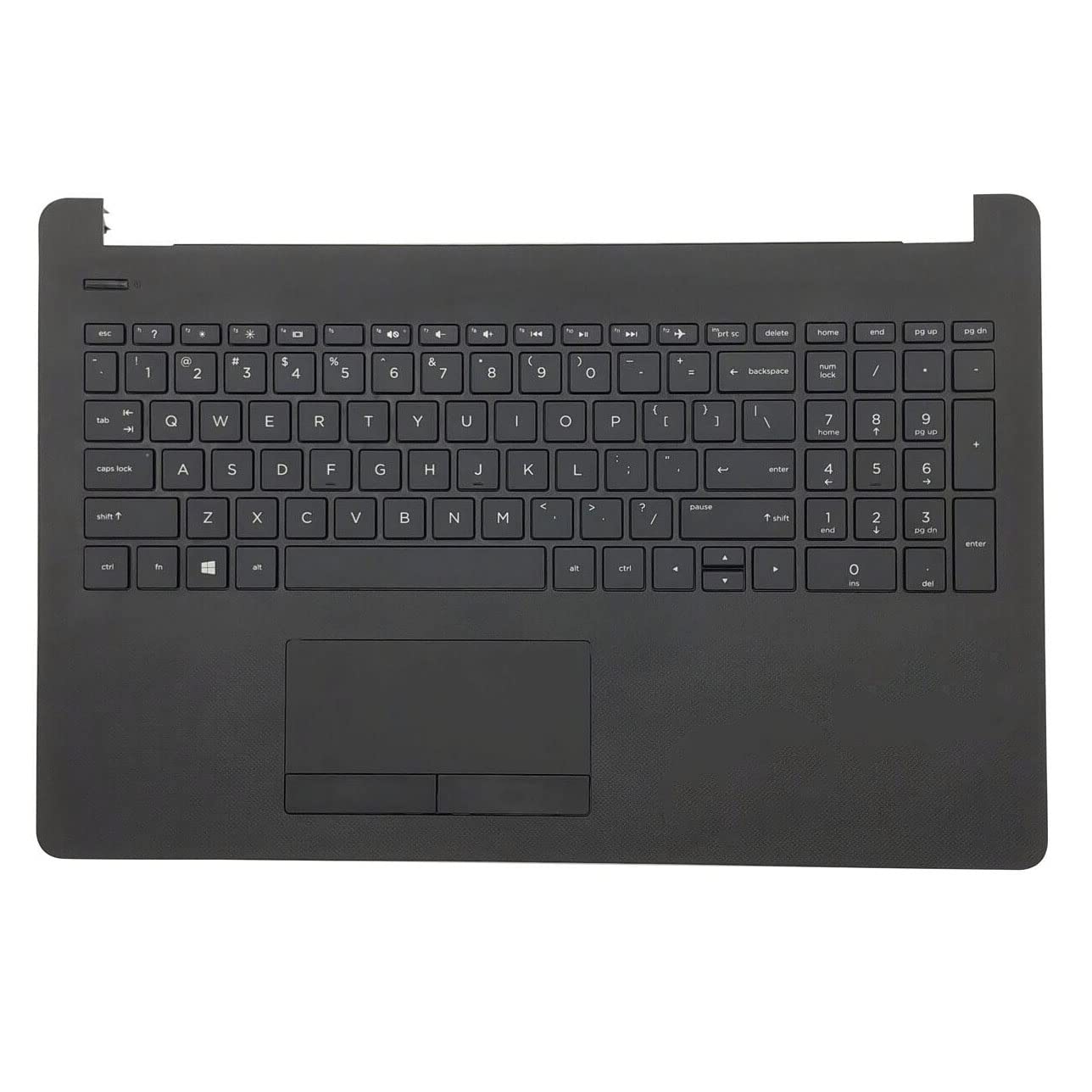 Replacement for HP 15T-BR000 15T-BS 15Z-BW 15-BS 15-BW 15G-BR 15G-BX 15-BS020WM 15.6" Laptop Upper Case Palmrest Keyboard Touchpad Assembly Part 925008-001 AP204000E00