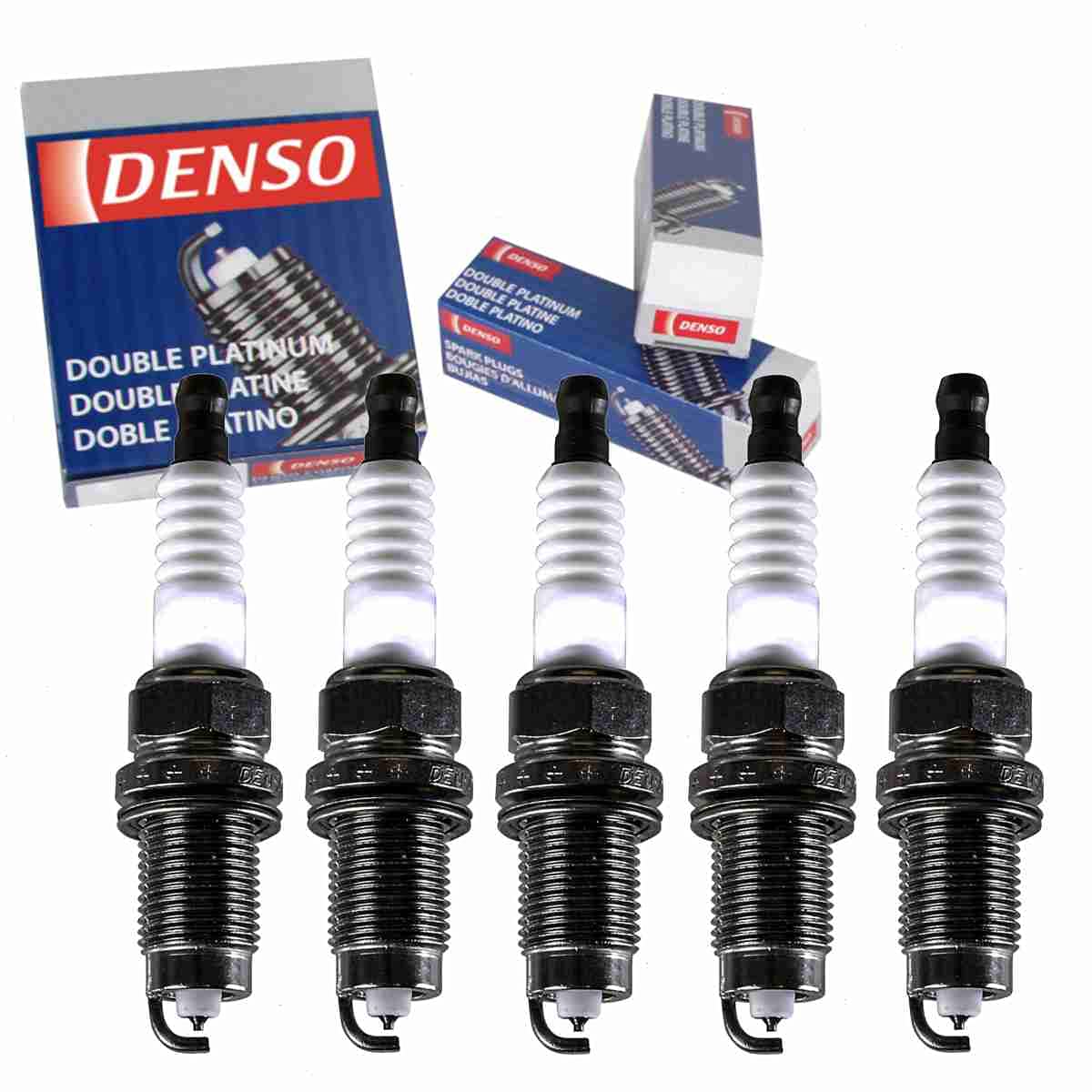 5 pc DENSO Spark Plugs compatible with Volkswagen Jetta 2.5L L5 2008-2014