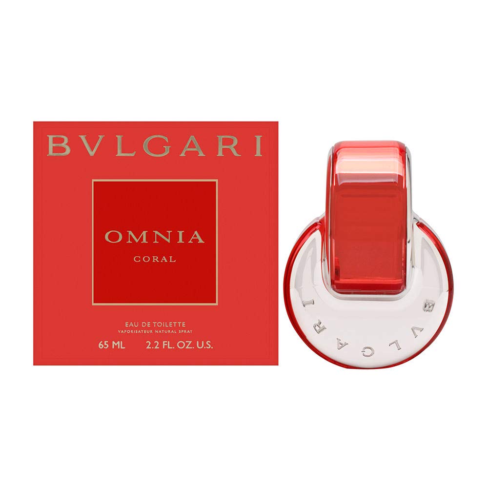 Omnia Coral By Bvlgari Eau De Toilette Spray For Women 2.2 oz, Red