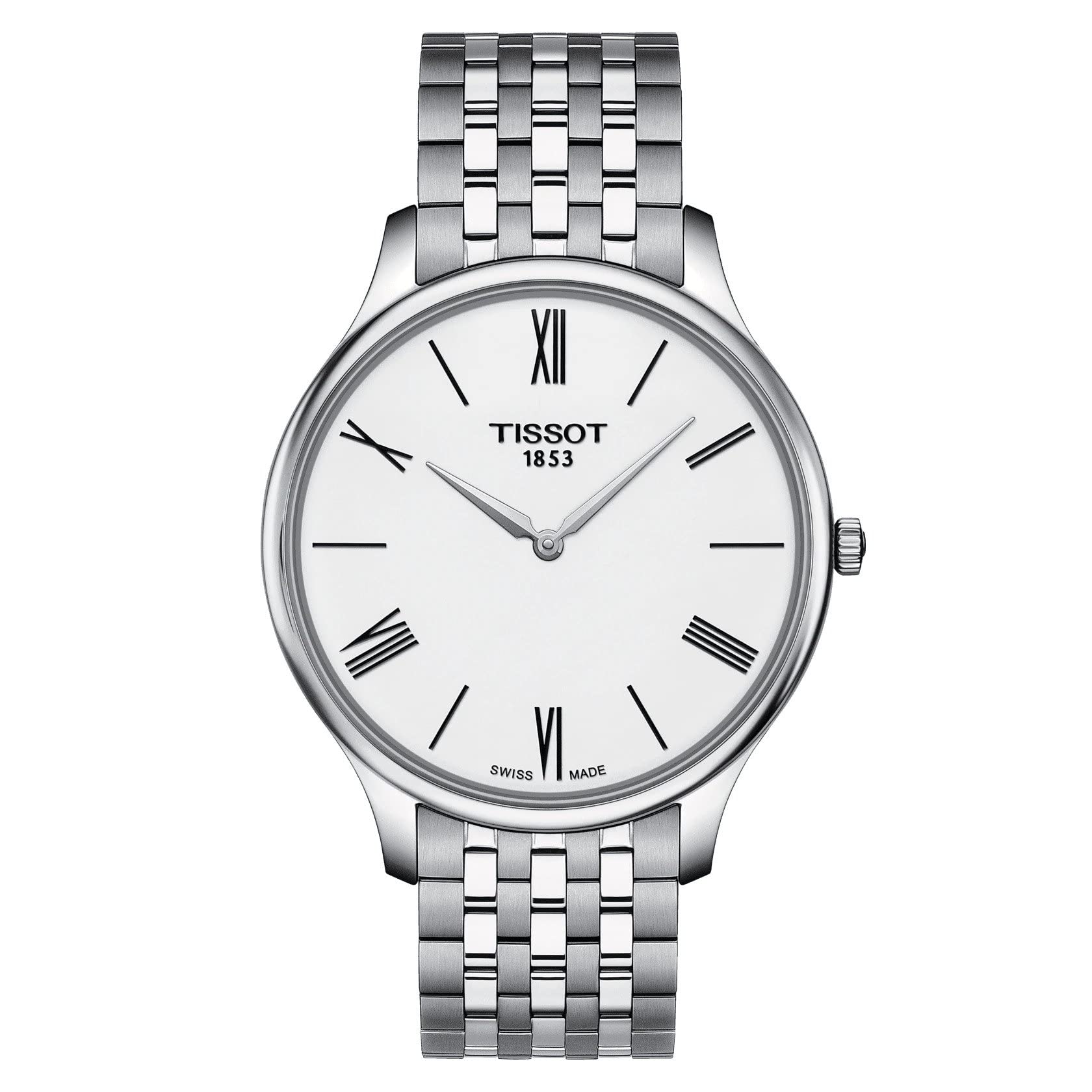 Tissot Men's Analog Quartz Watch with Stainless Steel Strap T0634091101800, Bracelet