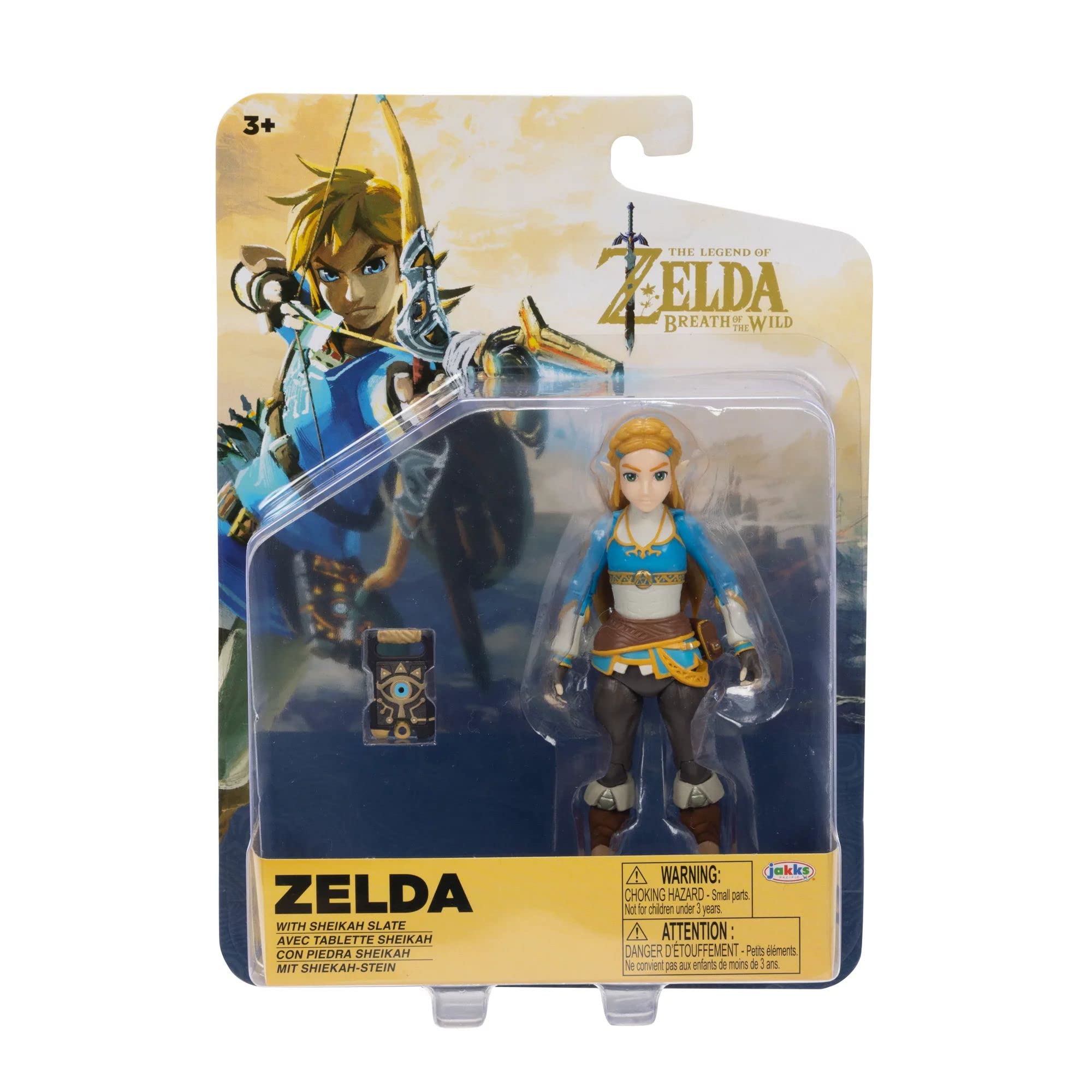Nintendo The Legend of Zelda: Breath of The Wild 5-inch Action Figure Zelda with Sheikah Slate