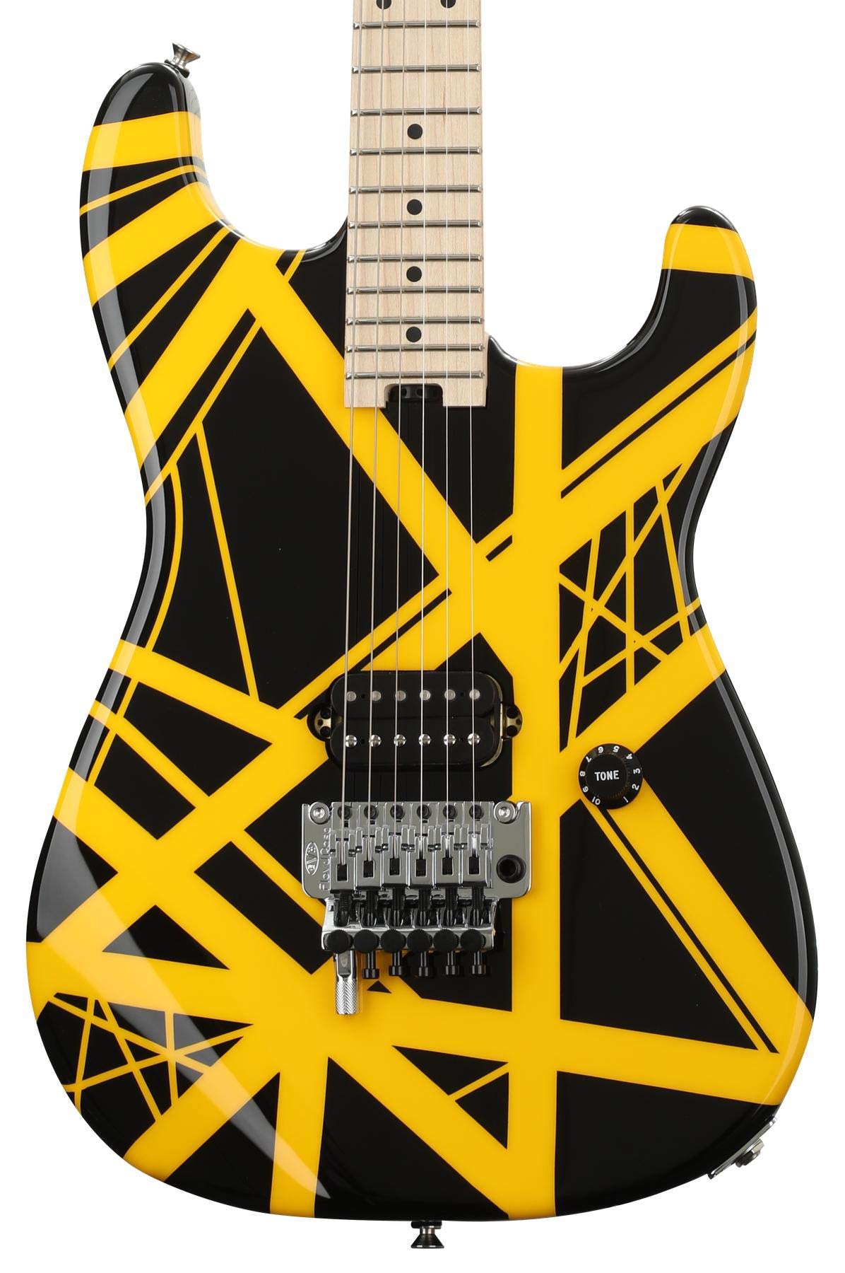 EVH Striped Series - Black with Yellow Stripes