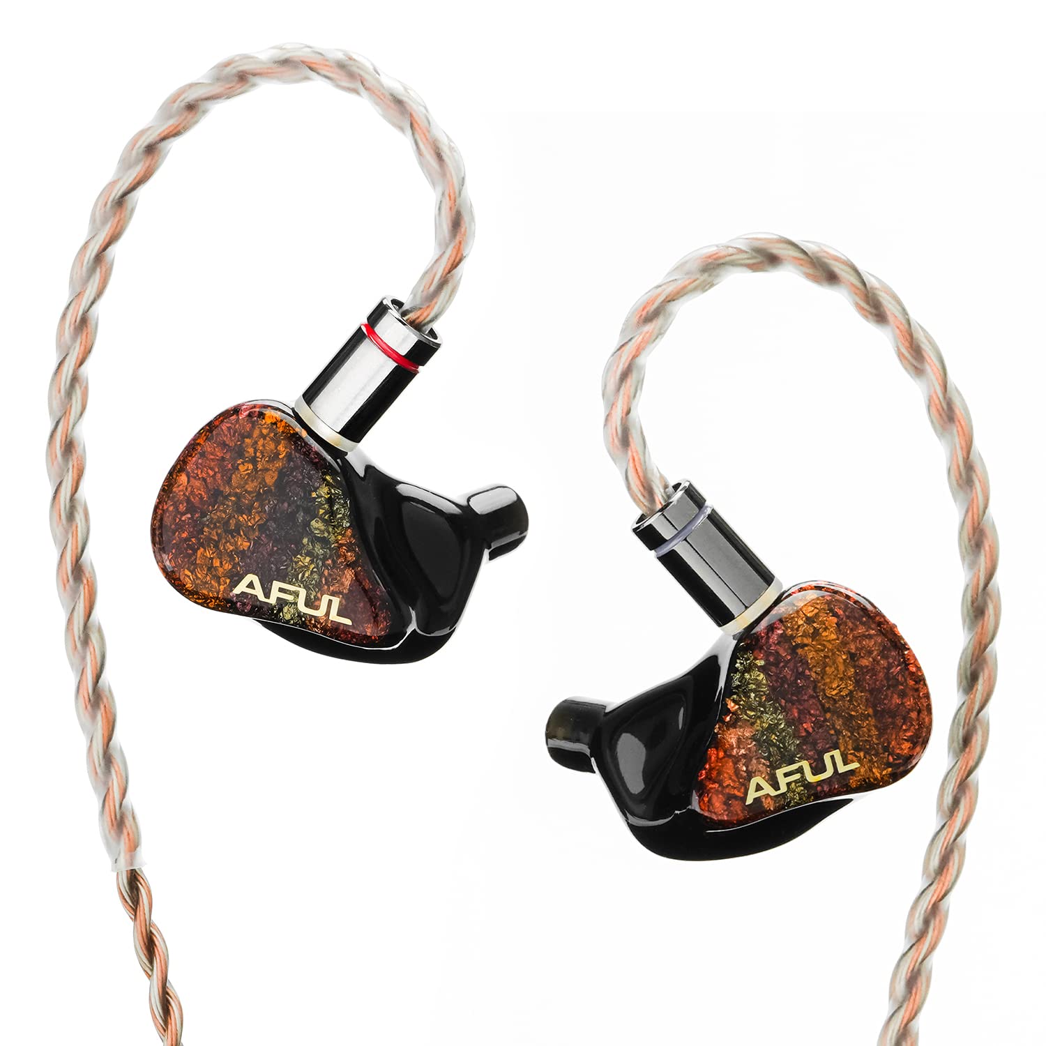 AFUL Acoustics Performer 8/Performer8 1DD+ 7BA Driver in-Ear Monitors, Masterpieces Hybrid Drivers IEMs in-Ear Earphones with Easy Driveability (Performer 8)