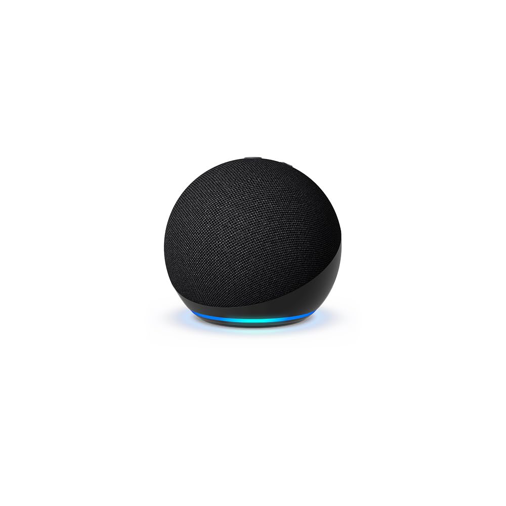 Amazon Echo Dot (5th Gen) | Clearer audio, deeper bass, vibrant smart speaker with Alexa | Charcoal