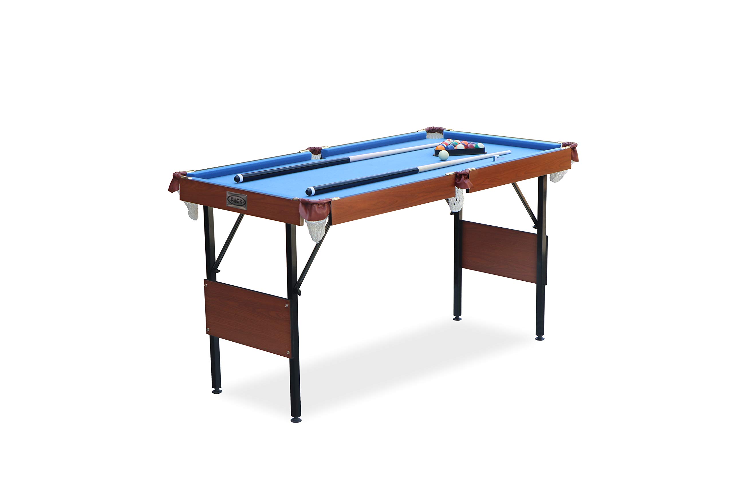RACK Crux 55-inch Folding Billiard/Pool Table - Portable and Space-Saving Entertainment!