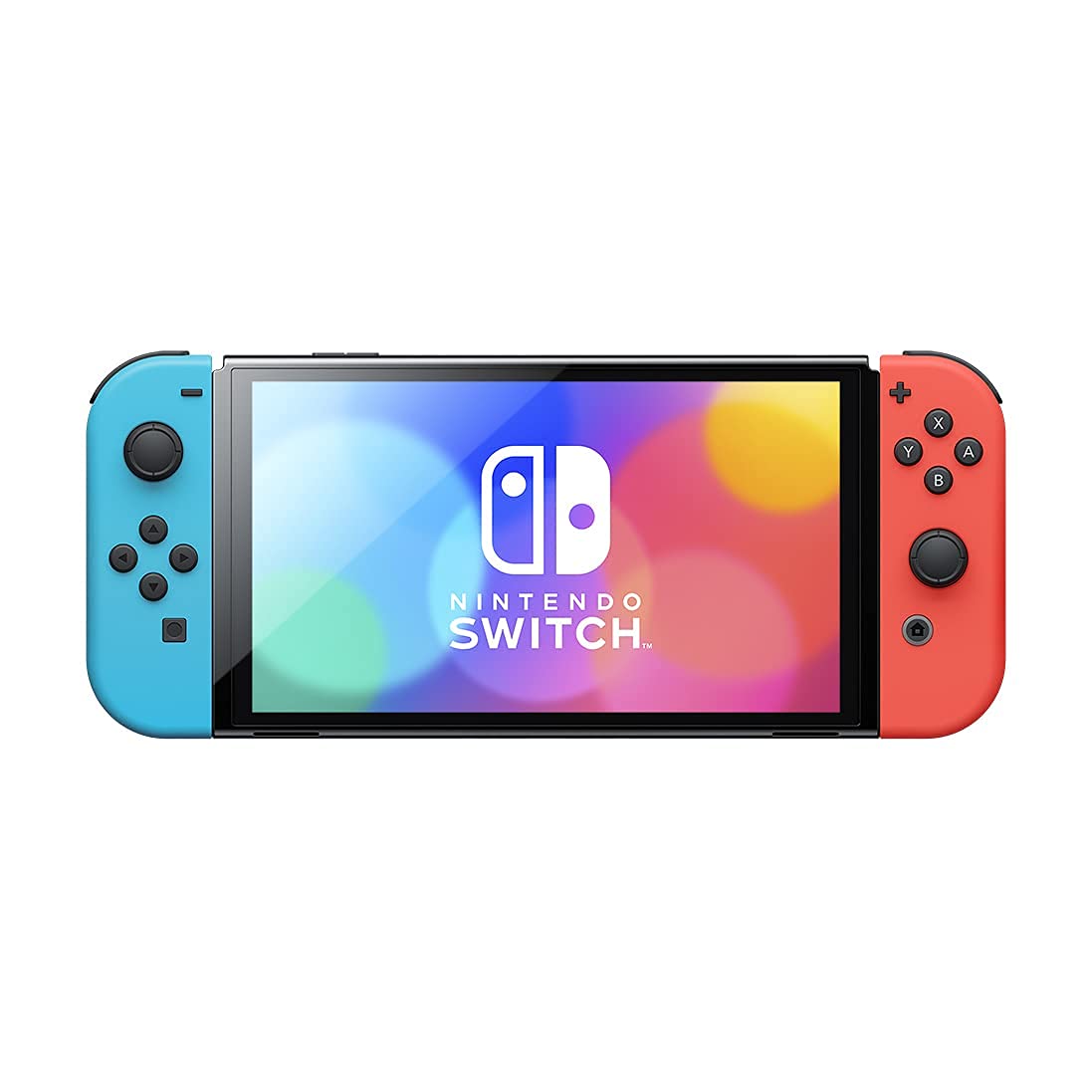 Nintendo Switch – OLED Model w/Neon Red & Neon Blue Joy-Con (Renewed)
