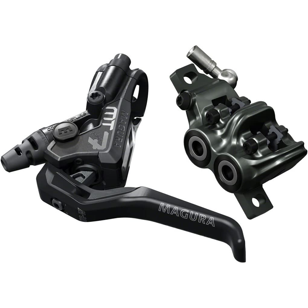 Magura MT7 HCW Disc Brake and Lever - Front or Rear, Hydraulic, Post Mount, Black/Gray