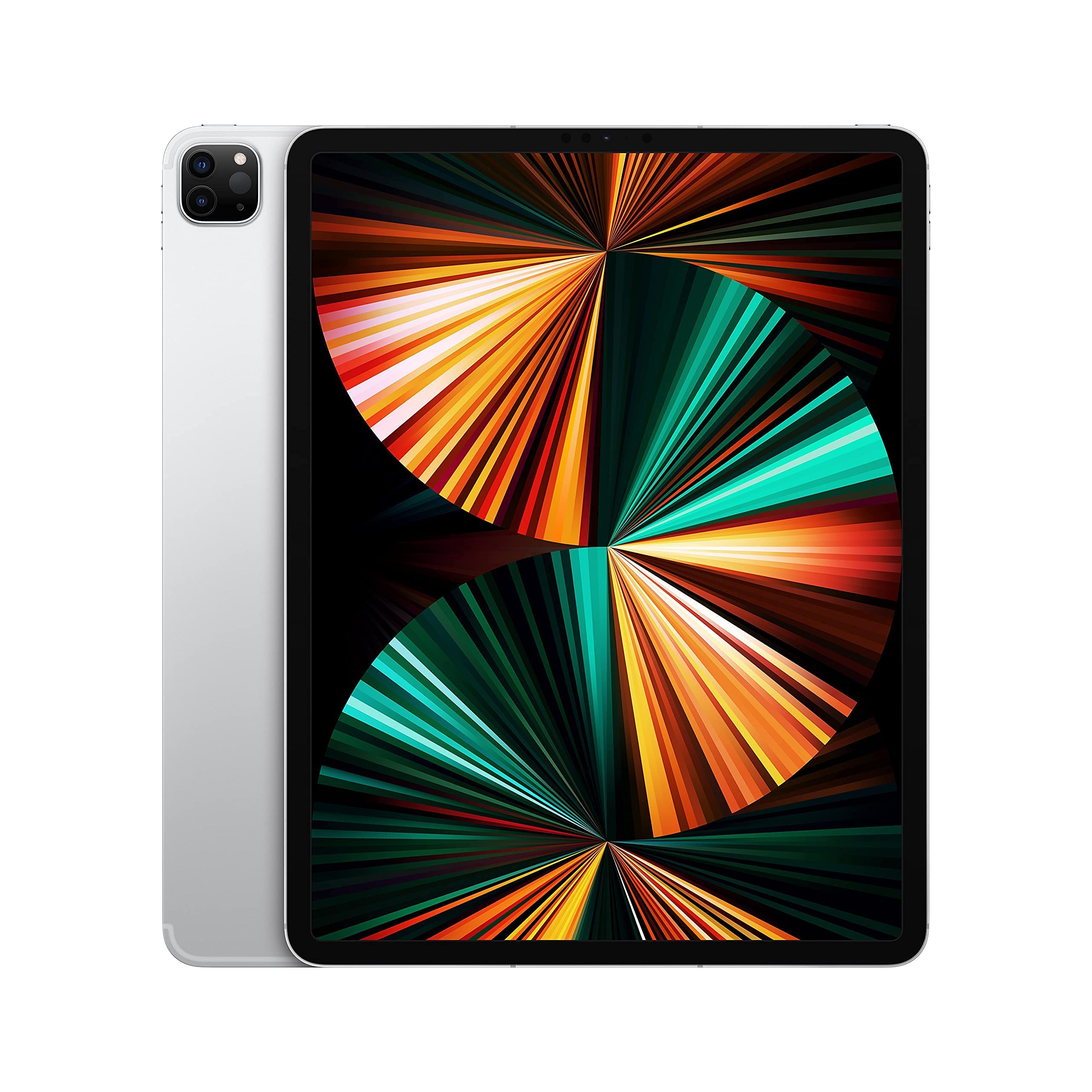 2021 Apple iPad Pro (12.9-inch, Wi?Fi + Cellular, 512GB) - Silver (Renewed)