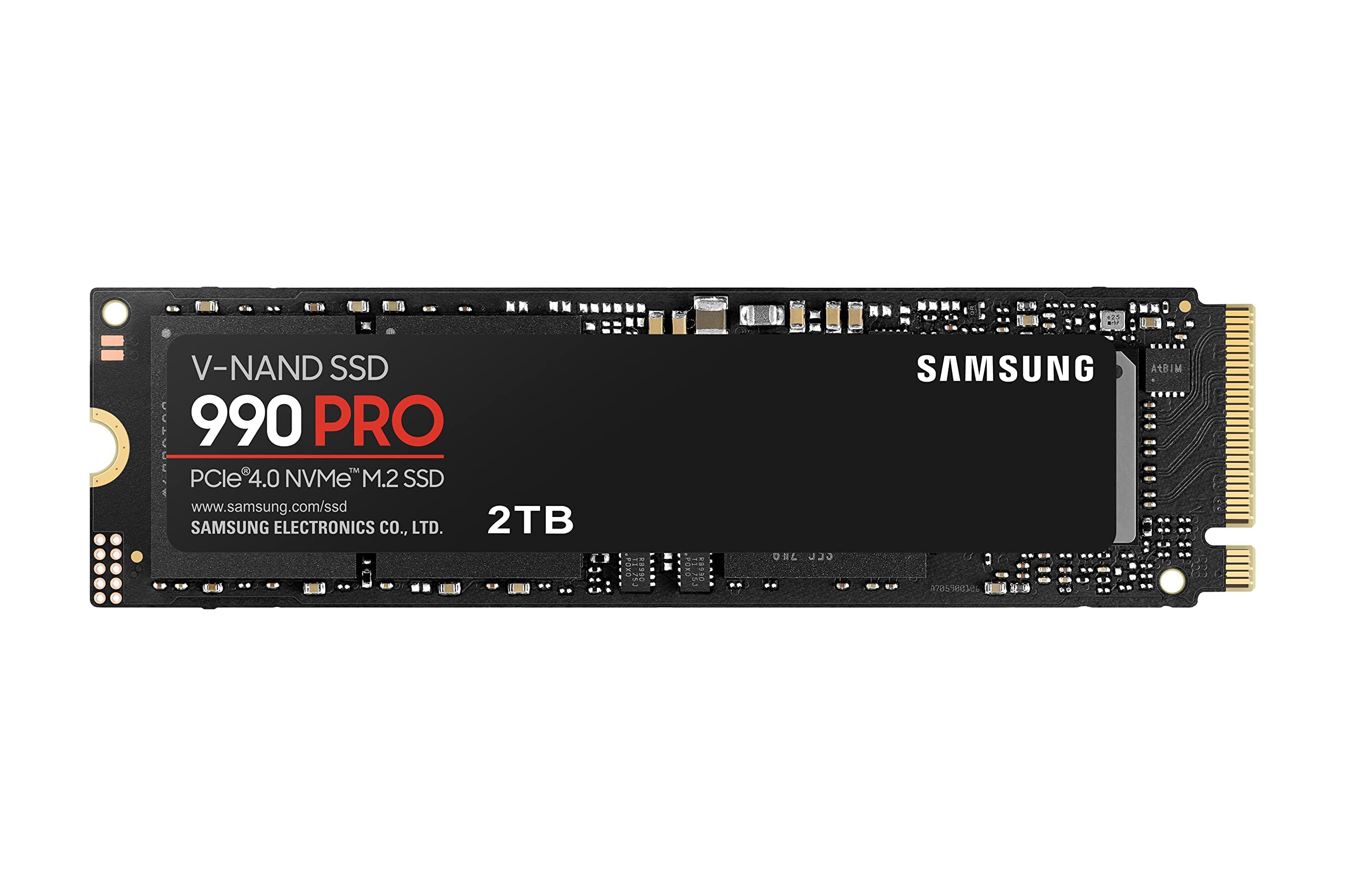 Samsung Serie 990 PRO - 2TB PCIe Gen4. X4 NVMe 2.0c - SSD interno M.2 (MZ-V9P2T0B/AM)
