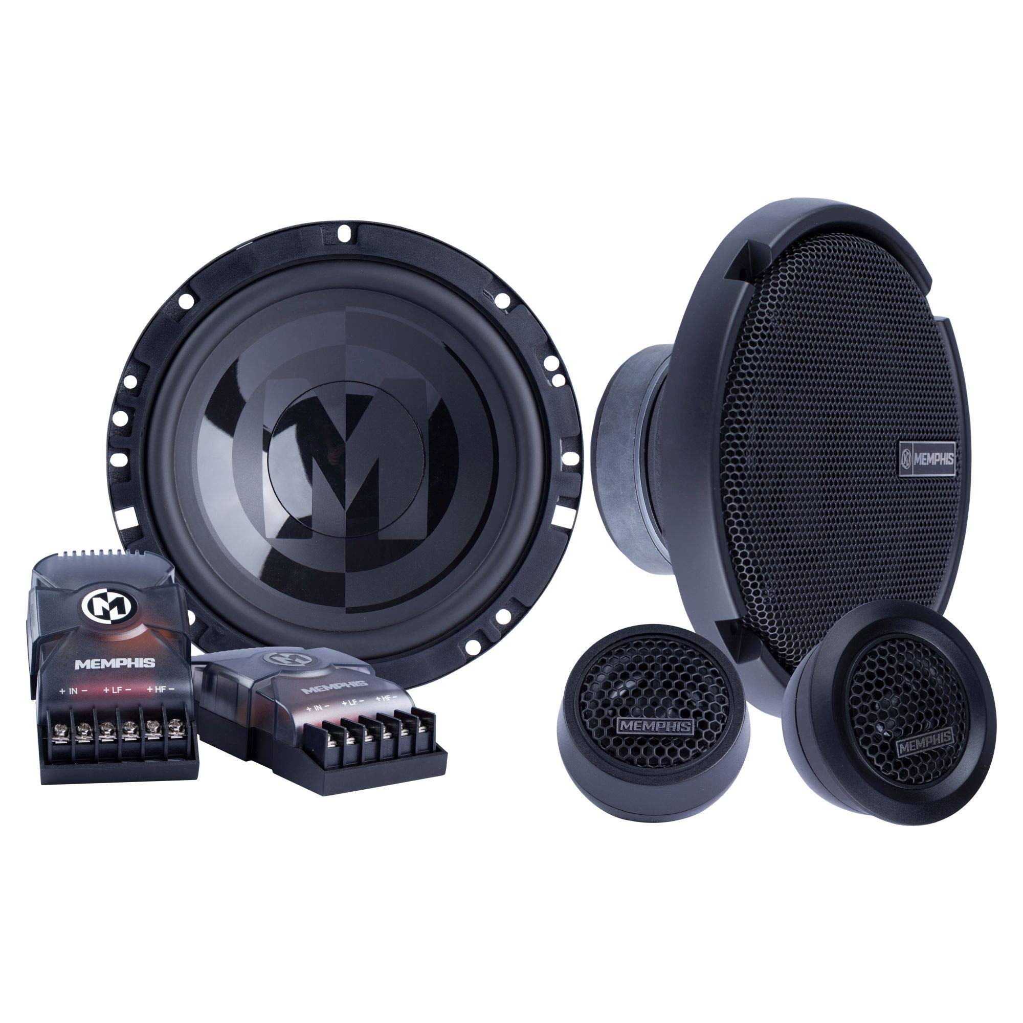 Memphis Audio PRX60C Power Reference Series 6.5" Oversize Component Speakers with 1" Tweeters - Pair
