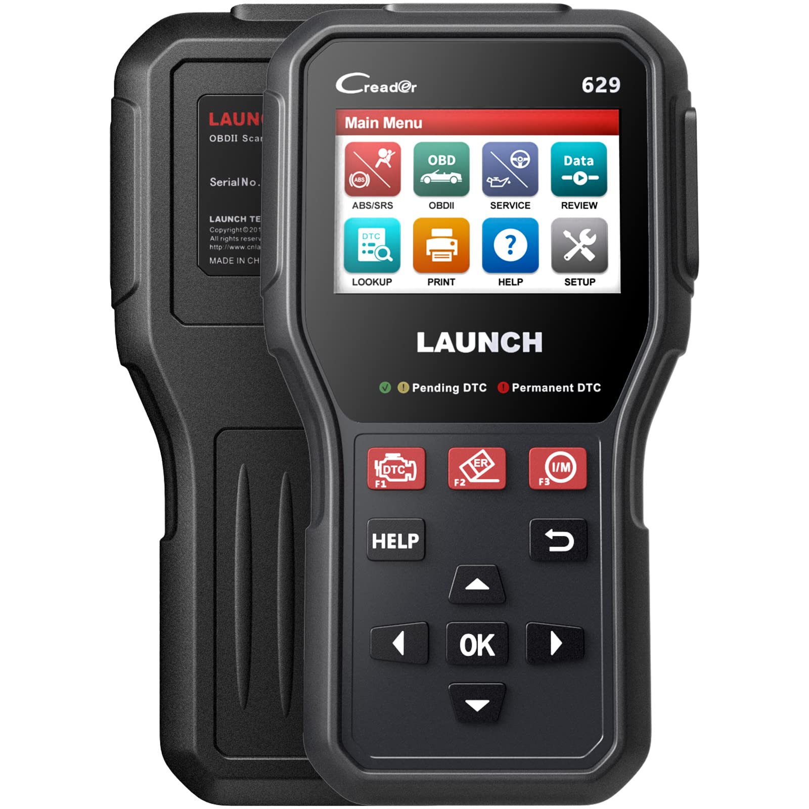 LAUNCH CR629 OBD2 Scanner Newest 2023 Scan Tool with Reset Oil/BMS Service+Live Data, Professional Mechanic Full OBDII Diagnostic Code Reader for Read/Clear DTCs Lifetime Free Update