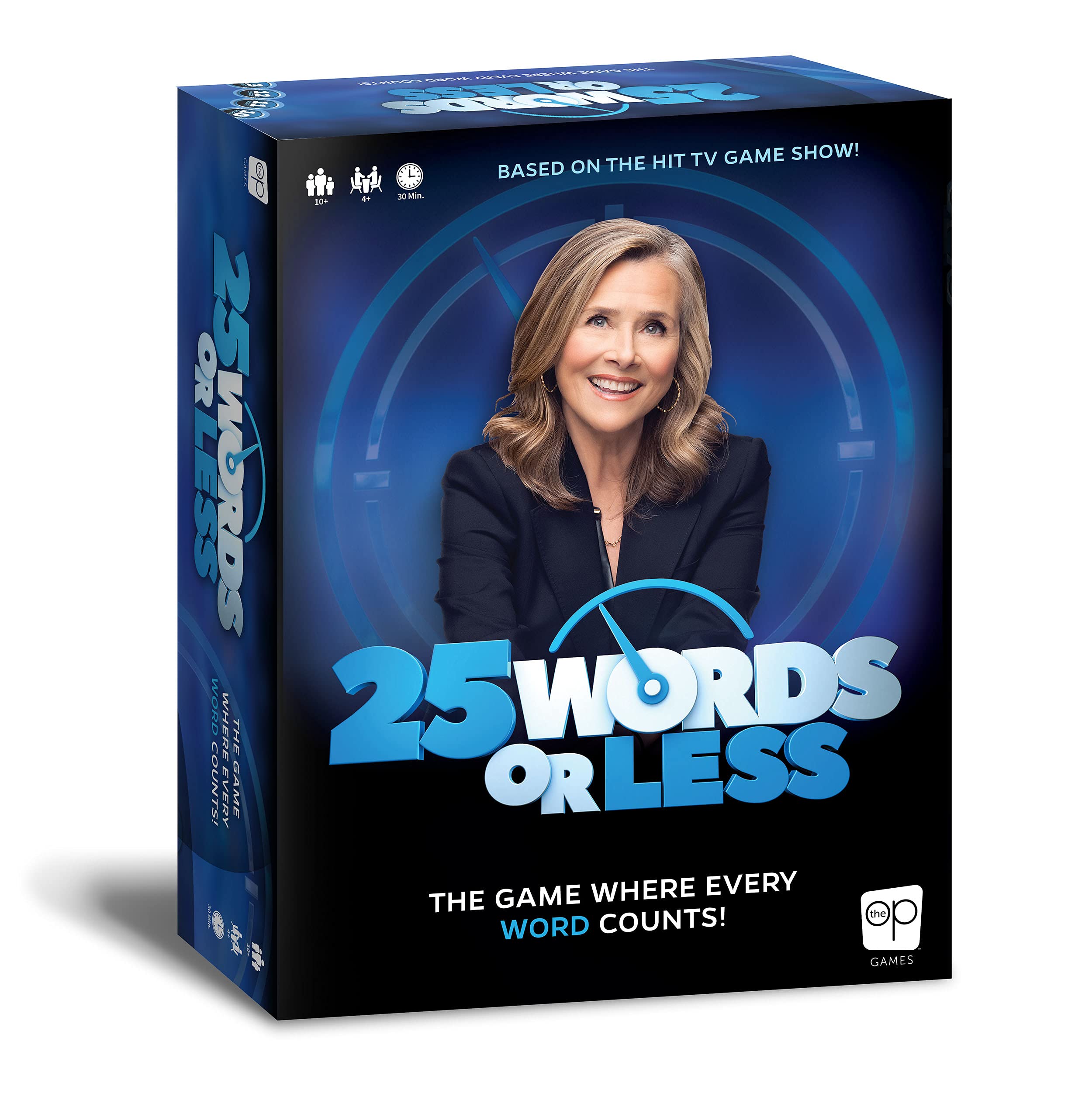 USAOPOLY 25 Words or Less | Fast-Paced Word/Friends & Family Board Game | Based on Popular TV Game Show with Meredith Vieira
