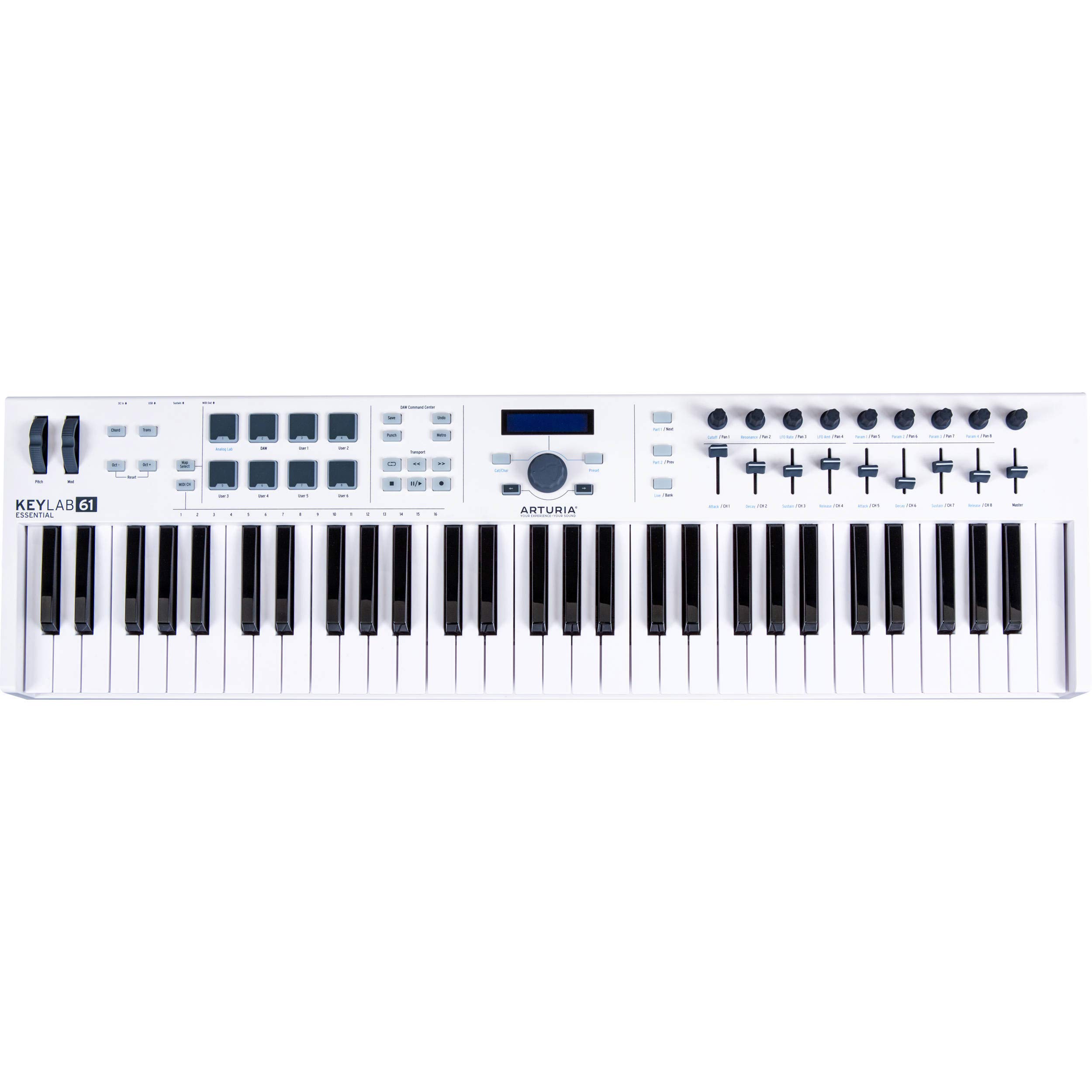 Arturia KeyLab Essential 61 - Universal MIDI Controller and Software